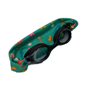 Dinos Negro Infantil – Gafas de Natación Infantiles – Funwater – Protección UV50+ para Niños +3 Años – IndyaEduOcio