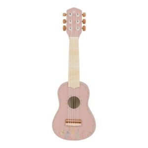 Guitarra Rosa Safari Friends – Guitarra Infantil de Madera – Little Dutch – Desde 3 Años – IndyaEduOcio