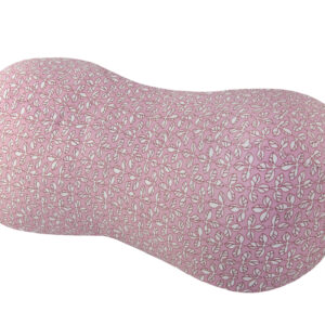 Iris Rosa – Cojín Ergonómico de Playa – Cacahuete Beach – Estampado Floral Rosa – IndyaEduOcio