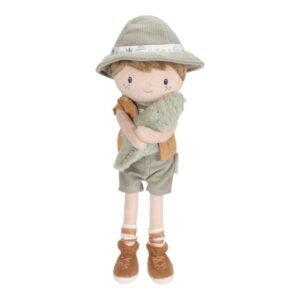 Jim Explorador – Muñeco Blandito de Aventuras – Little Dutch – Compañero de Juego y Abrazo – IndyaEduOcio
