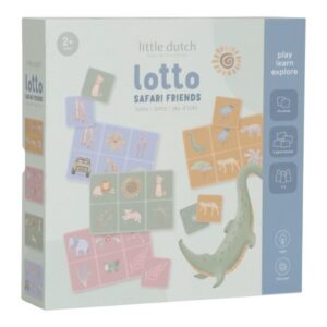 Lotto Safari Friends – Juego de Asociación Infantil – Little Dutch – Aprendizaje desde 2 años