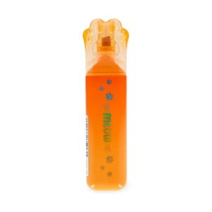 Marcador Fluorescente Meow Naranja – Subrayador con forma de patita – Legami – IndyaEduOcio