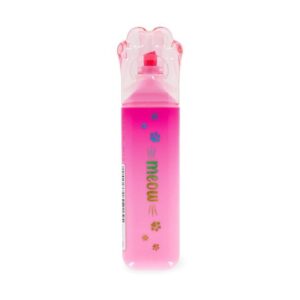 Marcador Fluorescente Meow Rosa – Subrayador con forma de patita – Legami – IndyaEduOcio