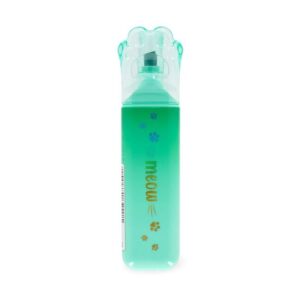 Marcador Fluorescente Meow Verde – Subrayador con forma de patita – Legami – IndyaEduOcio