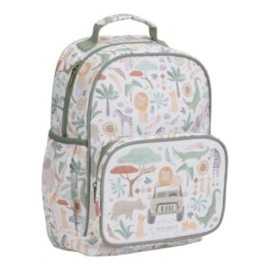 Mochila Grande Safari Friends – Mochila infantil – Little Dutch – IndyaEduOcio