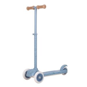 Patinete Tres Ruedas Safari Azul – Patinete Infantil Evolutivo – Little Dutch – De 2 a 6 Años – IndyaEduOcio