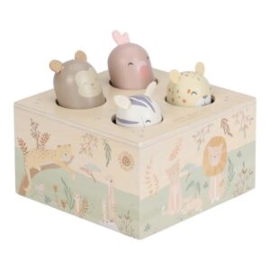 Pop-Up Safari Friends – Juguete Pop-Up de Madera – Little Dutch – IndyaEduOcio
