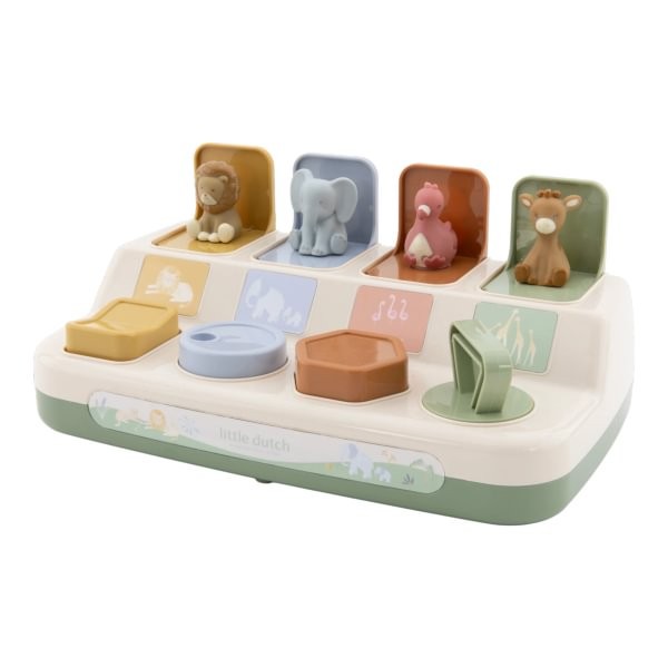 Pulsa y Sale Animales Safari Friends – Juguete de Causa y Efecto – Little Dutch – Motricidad desde 8 meses 3 Pulsa y Sale Animales Safari Friends – Juguete de Causa y Efecto – Little Dutch – Motricidad desde 8 meses