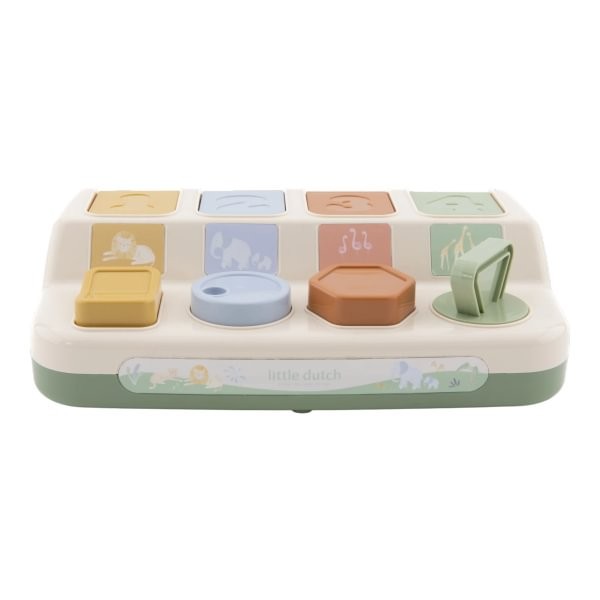 Pulsa y Sale Animales Safari Friends – Juguete de Causa y Efecto – Little Dutch – Motricidad desde 8 meses 4 Pulsa y Sale Animales Safari Friends – Juguete de Causa y Efecto – Little Dutch – Motricidad desde 8 meses