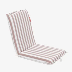Respaldo Plegable de Playa Ajustable Beige Rayas – Silla de Playa Compacta – DUNE – Comodidad para Playa y Piscina – IndyaEduOcio