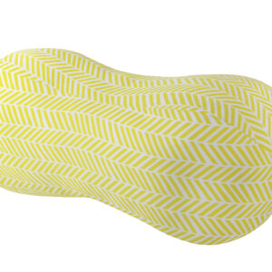 Siena Amarillo – Cojín Ergonómico de Playa – Cacahuete Beach – Estampado Amarillo – IndyaEduOcio