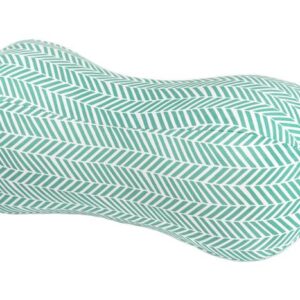 Siena – Cojín Ergonómico de Playa – Cacahuete Beach – Estampado Turquesa – IndyaEduOcio