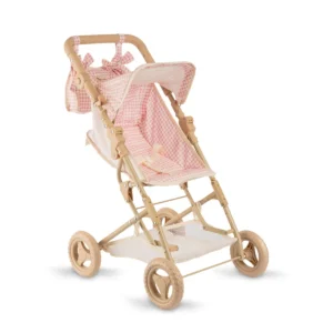 Silla de Paseo con Capota Patricia – Carrito para Muñecas – Asivil – Manillar Regulable +3 Años