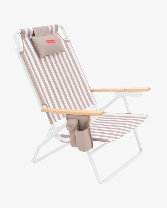 Silla de Playa Reclinable Alta con Nevera Beige – Silla de Playa Plegable – LORELEI – Máximo Confort para Verano – IndyaEduOcio Silla de Playa Reclinable Alta con Nevera Beige – Silla de Playa Plegable – LORELEI – Máximo Confort para Verano – IndyaEduOcio