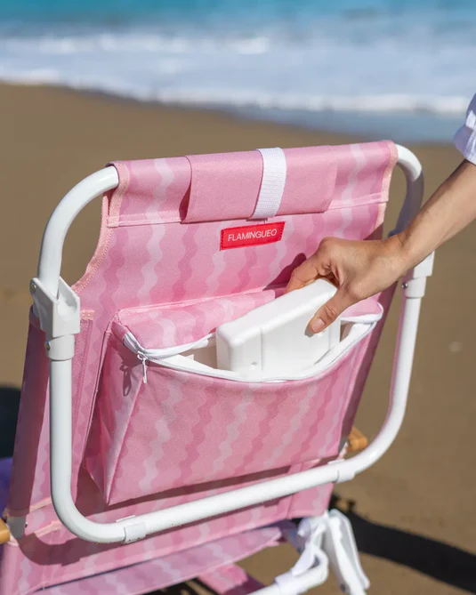 Silla de Playa Reclinable con Nevera Rosa – Silla de Playa Plegable – ECHO – Con Nevera y Mochila – IndyaEduOcio 8 Silla de Playa Reclinable con Nevera Rosa – Silla de Playa Plegable – ECHO – Con Nevera y Mochila – IndyaEduOcio