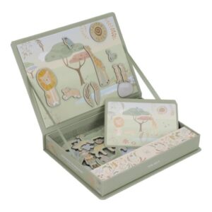 Tablero Magnético Safari Friends – Juego Creativo Magnético – Little Dutch – IndyaEduOcio