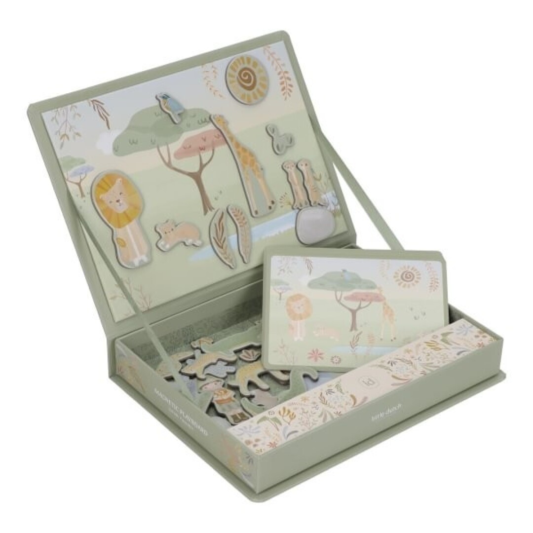 Tablero Magnético Safari Friends – Juego Creativo Magnético – Little Dutch – IndyaEduOcio Tablero Magnético Safari Friends – Juego Creativo Magnético – Little Dutch – IndyaEduOcio