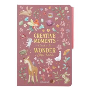 Tablet de Dibujo Rosa Fairy Garden – Pizarra LCD infantil reutilizable – Little Dutch – IndyaEduOcio