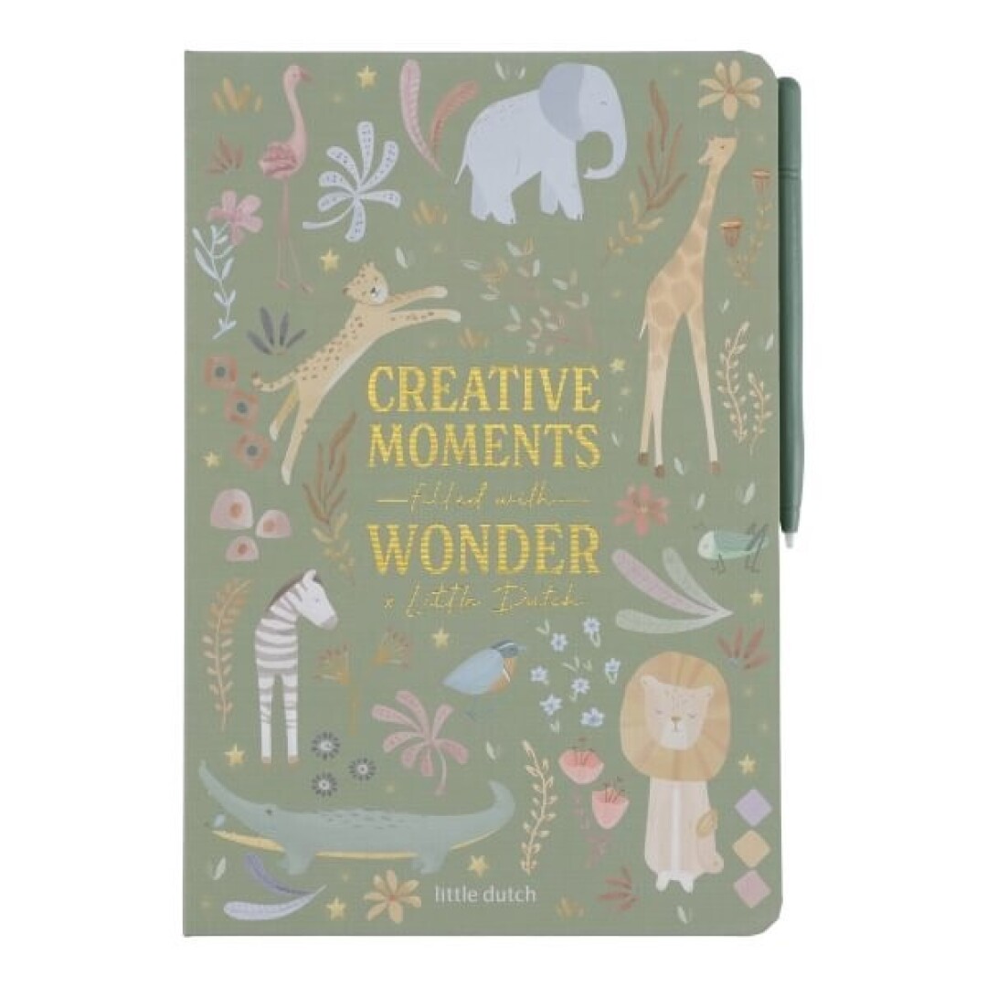 Tablet de Dibujo Verde Safari Friends – Pizarra LCD Infantil – Little Dutch – Creatividad desde 4 años Tablet de Dibujo Verde Safari Friends – Pizarra LCD Infantil – Little Dutch – Creatividad desde 4 años