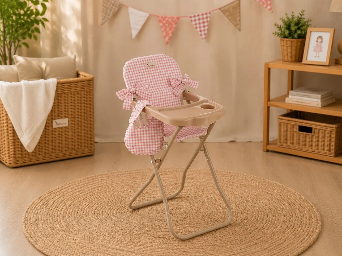 Trona Patricia para Muñecas – Trona de Juguete Plegable – Asivil – Juego de Imitación +3 Años 3 Trona Patricia para Muñecas – Trona de Juguete Plegable – Asivil – Juego de Imitación +3 Años