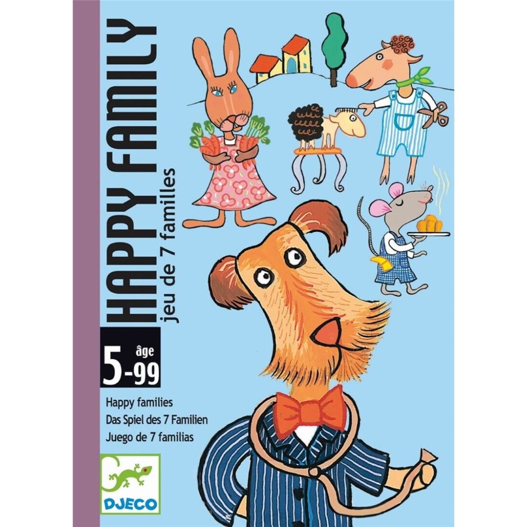 Cartas Happy Family - Djeco - indyaeduocio Cartas Happy Family - Djeco - indyaeduocio