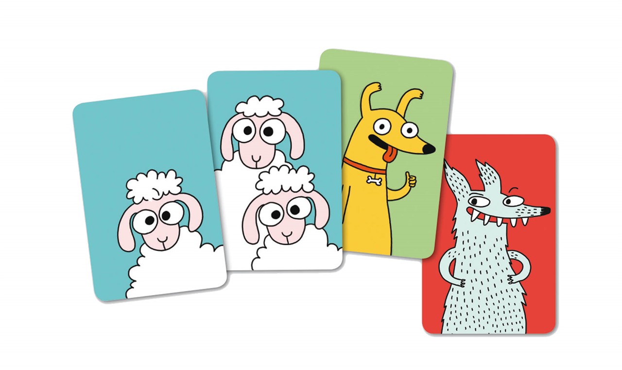 Cartas Swip'Sheep - Djeco - indyaeduocio 2 Cartas Swip'Sheep - Djeco - indyaeduocio