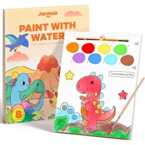 Cuaderno con Acuarela The Dinosaur Paradise Jarmelo IndyaEduOcio