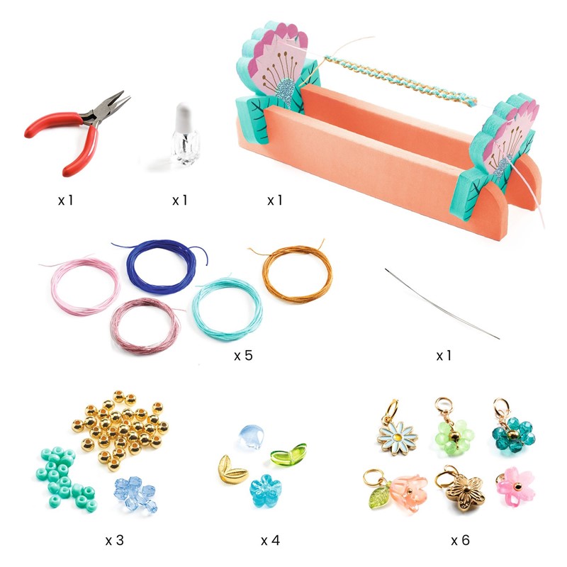 Kit Pulseras de Macramé Azules Djeco - IndyaEduOcio 2 Kit Pulseras de Macramé Azules Djeco - IndyaEduOcio