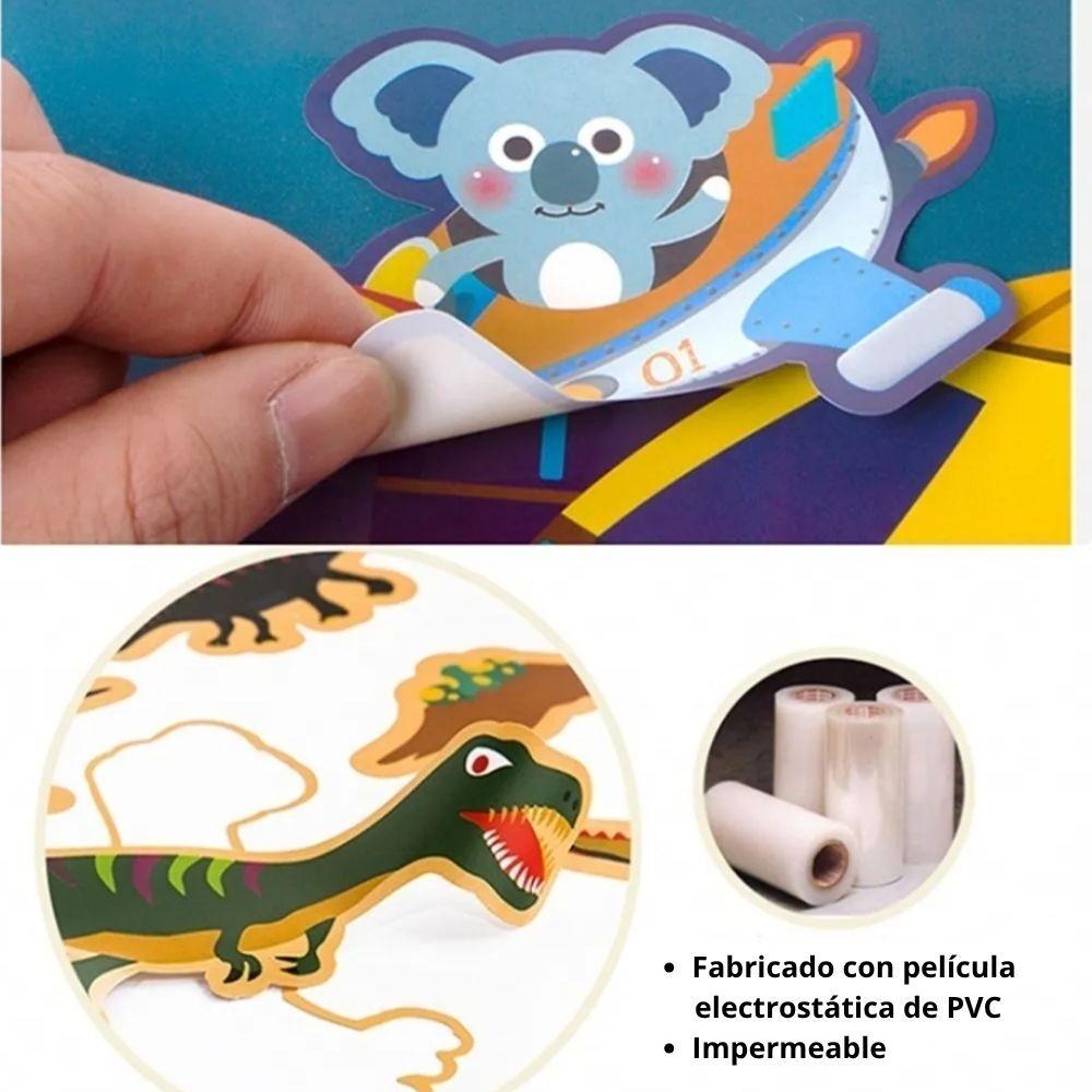 Libro de Pegatinas Reutilizables On The Go Jarmelo IndyaEduOcio 6 Libro de Pegatinas Reutilizables On The Go Jarmelo IndyaEduOcio