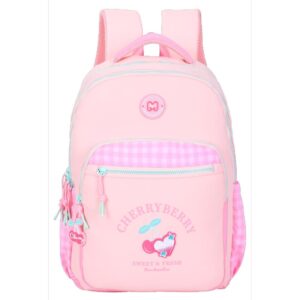 Mochila escolar doble cherry 44x32cm
