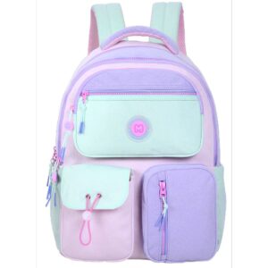 Mochila escolar doble con bolsillos sunrise