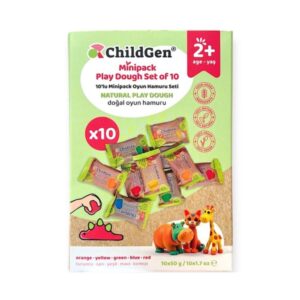 Plastilina Natural Minipack 10 x 50 g ChildGen IndyaEduOcio