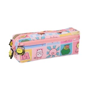 Portatodo triple peq. con goma elast. 22cm Mr. Wonderful comic.