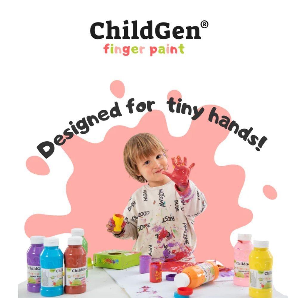 Set 3 Botes Pintura de Dedos Orgánica Neón 3 x 350 ml ChildGen IndyaEduOcio 4 Set 3 Botes Pintura de Dedos Orgánica Neón 3 x 350 ml ChildGen IndyaEduOcio