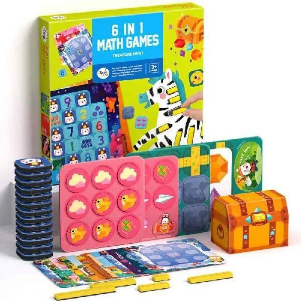 Set 6 Juegos Matemáticos 6 en 1 Math Games Jarmelo IndyaEduOcio 3 Set 6 Juegos Matemáticos 6 en 1 Math Games Jarmelo IndyaEduOcio