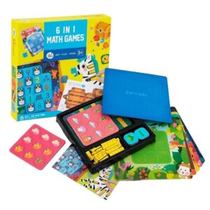 Set 6 Juegos Matemáticos 6 en 1 Math Games Jarmelo IndyaEduOcio