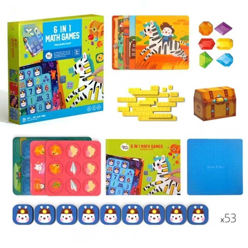 Set 6 Juegos Matemáticos 6 en 1 Math Games Jarmelo IndyaEduOcio 9 Set 6 Juegos Matemáticos 6 en 1 Math Games Jarmelo IndyaEduOcio