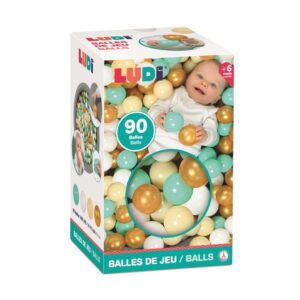 Bolsa 90 Pelotas Colores Mixtos LUDI - indyaeduocio