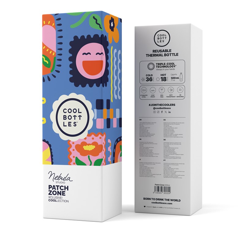 Botella Patch Zone 500 ml - Cool Bottles - indyaeduocio 4 Botella Patch Zone 500 ml - Cool Bottles - indyaeduocio