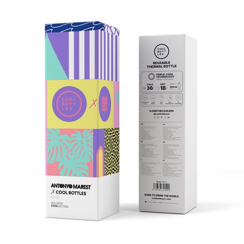 Botella René 500 ml - Cool Bottles - indyaeduocio 4 Botella René 500 ml - Cool Bottles - indyaeduocio