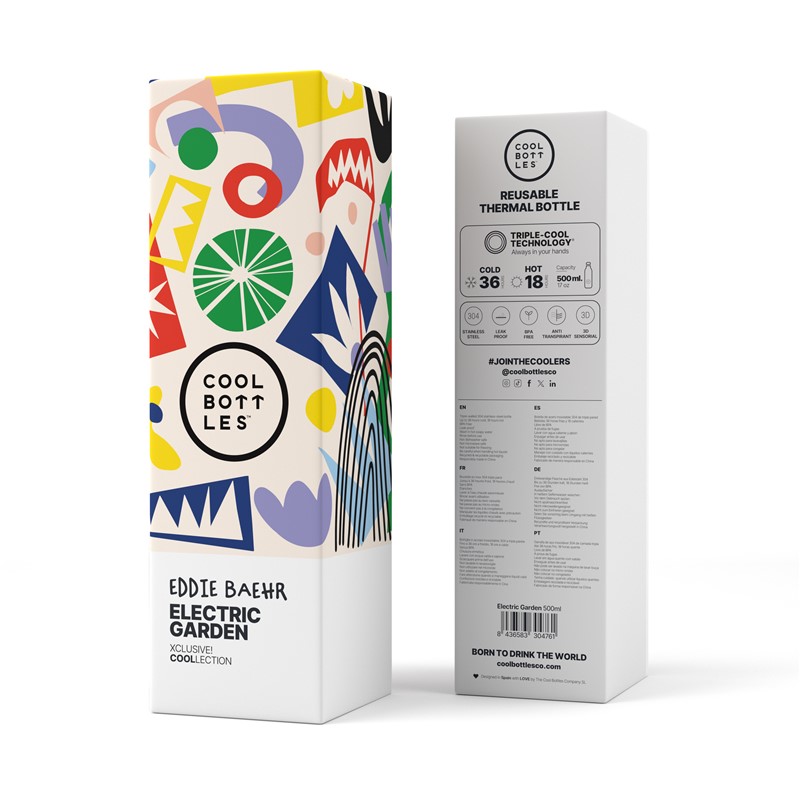 Botella Térmica Electric Garden 500 ml - Cool Bottles - indyaeduocio 4 Botella Térmica Electric Garden 500 ml - Cool Bottles - indyaeduocio