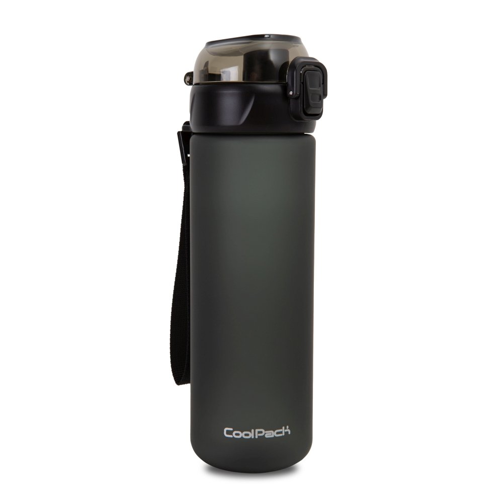 Botella Tritan Axel Black 620 ml - CoolPack - indyaeduocio Botella Tritan Axel Black 620 ml - CoolPack - indyaeduocio
