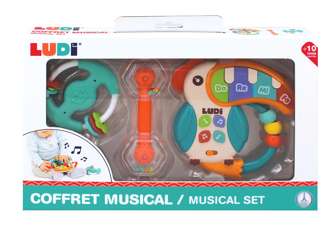 Conjunto Musical para Bebé Ludi - indyaeduocio 2 Conjunto Musical para Bebé Ludi - indyaeduocio