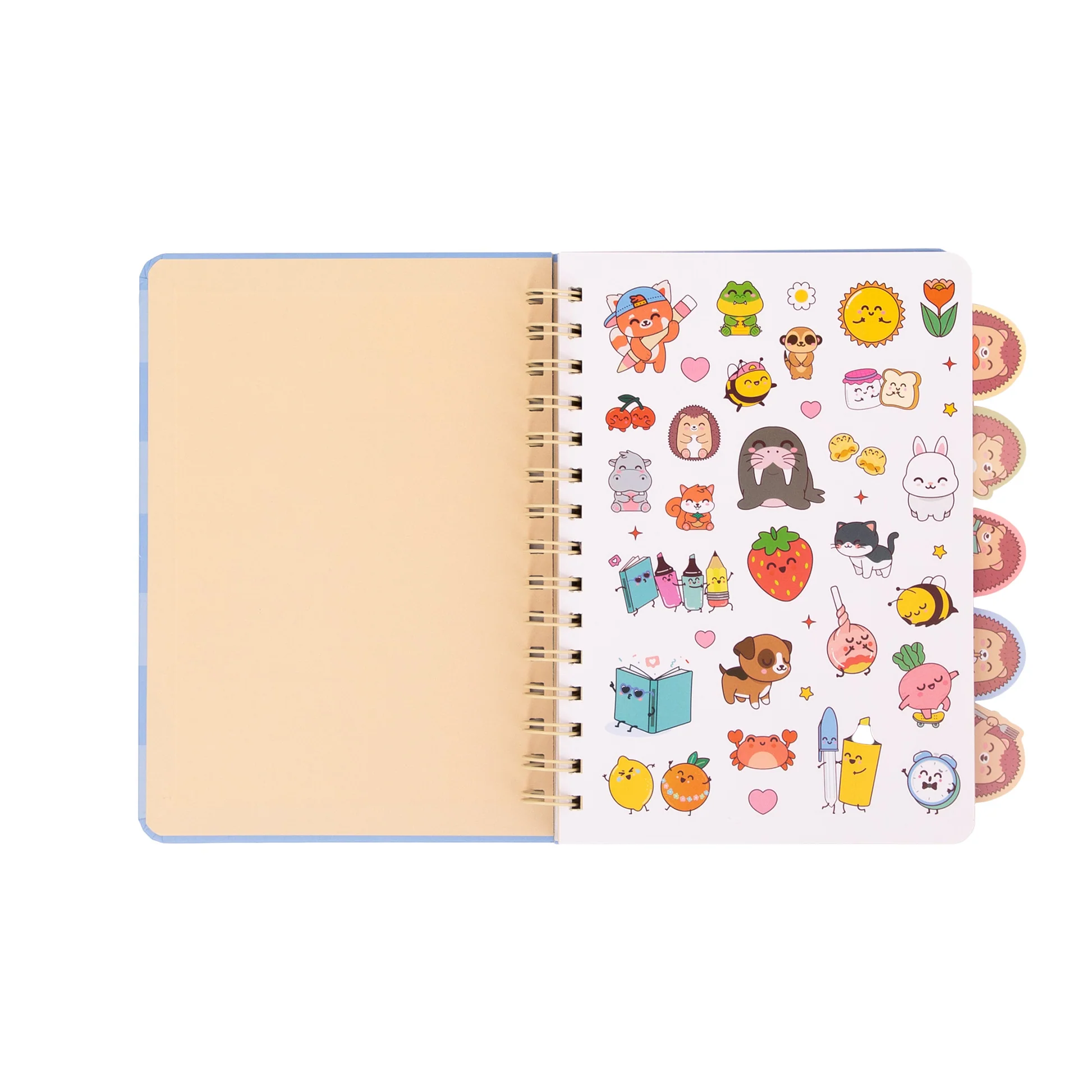 Cuaderno A5 con separadores Erizo - Mr. Wonderful - indyaeduocio 2 Cuaderno A5 con separadores Erizo - Mr. Wonderful - indyaeduocio