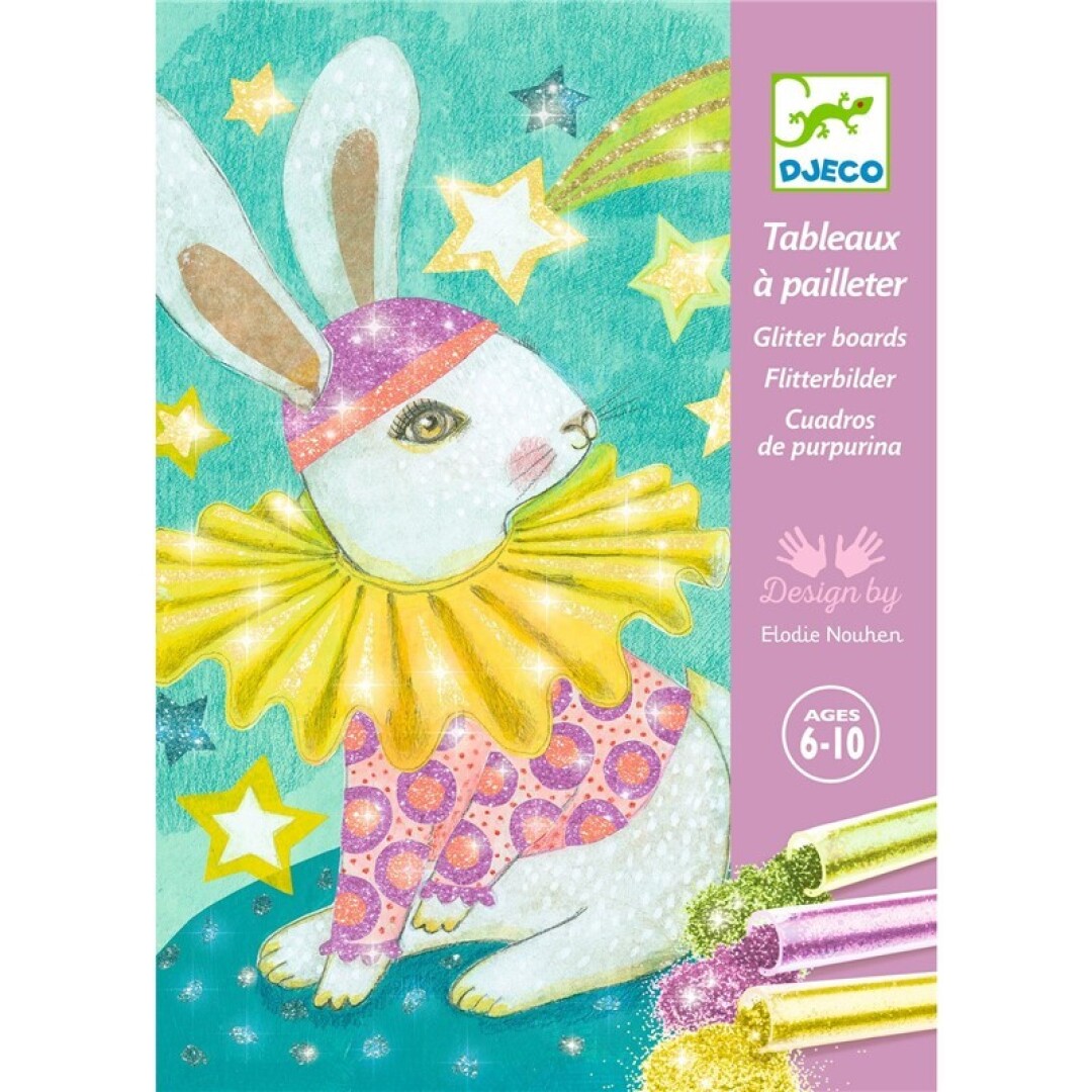 Cuadros purpurina Carnaval animales - Djeco - indyaeduocio Cuadros purpurina Carnaval animales - Djeco - indyaeduocio