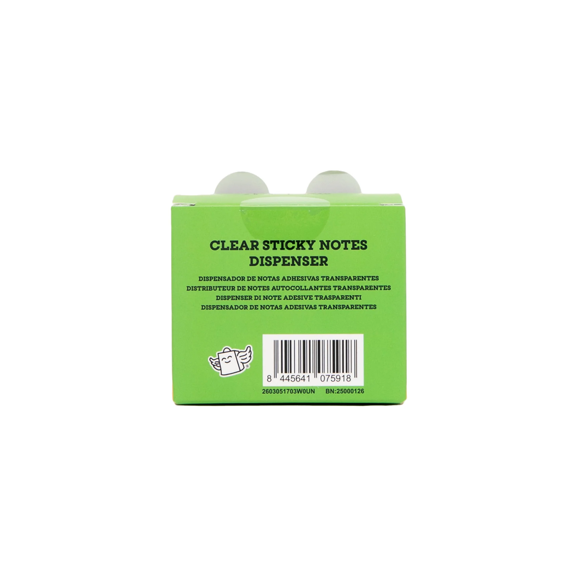 Dispensador de notas adhesivas transparentes Cocodrilo - Mr. Wonderful - indyaeduocio 6 Dispensador de notas adhesivas transparentes Cocodrilo - Mr. Wonderful - indyaeduocio