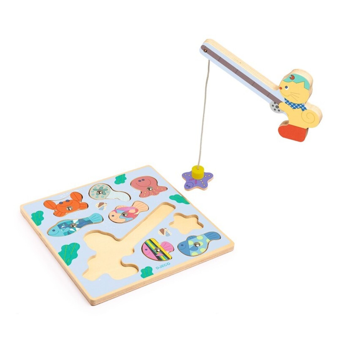Encajable Puzz & Fish Bariolo - Djeco - indyaeduocio Encajable Puzz & Fish Bariolo - Djeco - indyaeduocio