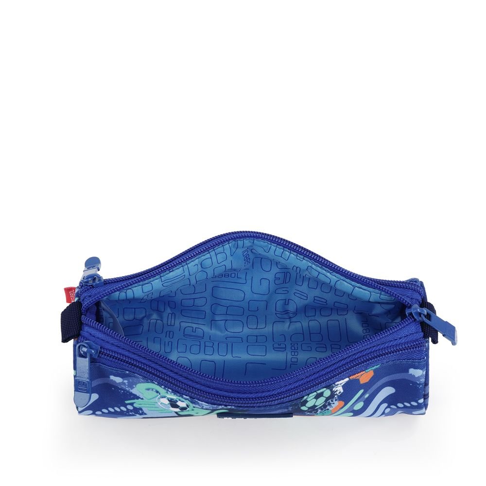 Estuche Triple Crew Azul - Gabol - indyaeduocio 4 Estuche Triple Crew Azul - Gabol - indyaeduocio