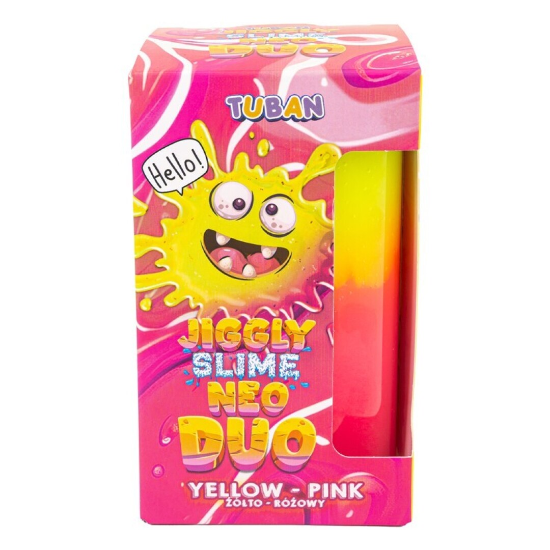 Jiggly Slime Neo Duo Amarillo Rosa 430 g TUBAN - indyaeduocio Jiggly Slime Neo Duo Amarillo Rosa 430 g TUBAN - indyaeduocio