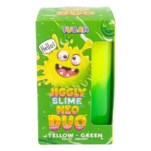 Jiggly Slime Neo Duo Amarillo Verde 430 g TUBAN - indyaeduocio
